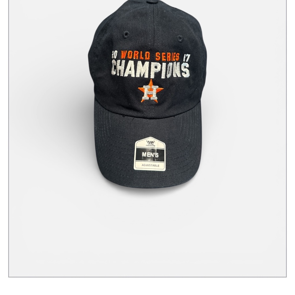 2017 Houston Astros World Series Champions Black Cap